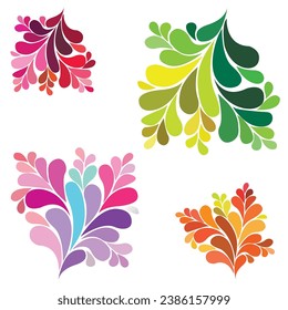 Leaf, Green, Fall, Tropical, Autumn, Motif, Vector, floral, Plant, Simple, Art, Nature, Color, Summer, Fall, Botany, Branch, Autumn, Forest, Tree, Aesthetic, Green, Illustrator, Vector, Abstract