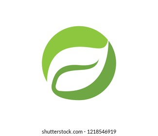 Leaf green leaves logo
