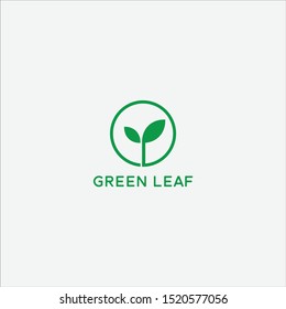 Leaf Green logo design  for your business cosmetic health and fashion