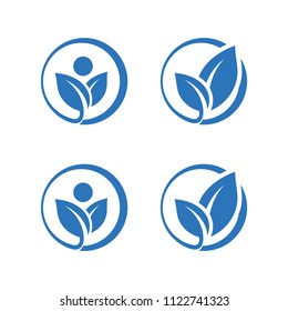Leaf and Green Logo Vector