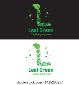 Leaf Green Logo Vector Art