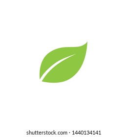 Leaf green Logo vector Template