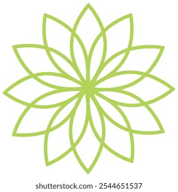 Leaf green Logo.modern template design.vector icon illustration - Vector