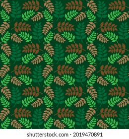 
leaf green nature art pattern vector