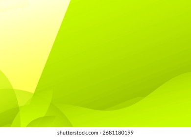 leaf green wave color abstract background. Vector illustration	