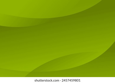Leaf green wave minimalist abstract background for banner, poster, brochure, website. vector illustration