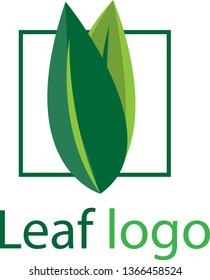leaf greend vector logo