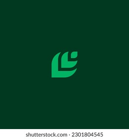 Logotipo del concepto de hoja de ruta o crecimiento - concepto sencillo de verde o medio ambiente