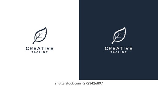 Diseño de logotipo de icono de crecimiento de hojas