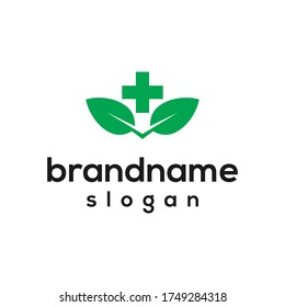 vector de diseño del logotipo de salud de la hoja