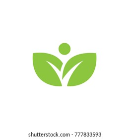 Leaf Health Logo Design Vector Stock Vector (Royalty Free) 777833593 ...
