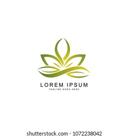leaf health logo template
