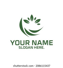 ABSTRACTO DE LA FORMA DE SALUD DE LA HOJA Y DISEÑO DE LOGOTIPO DE ICONO SIMBÓLICO