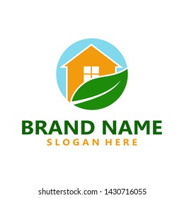 leaf home realty logo designs