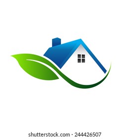 Leaf-Haus-Symbol