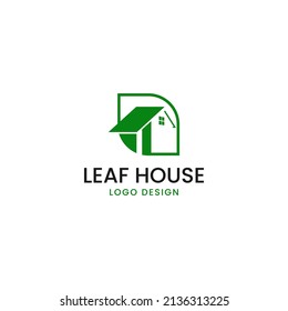 LEAF AND HOUSE LOGO DESIGN