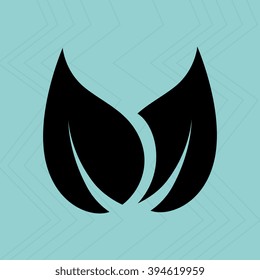 leaf icon  design 