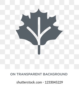 Leaf icon. Leaf design concept from Ecology collection. Simple element vector illustration on transparent background.