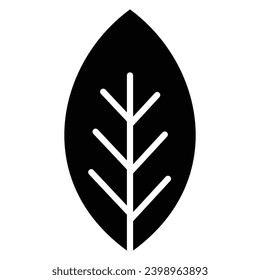 Diseño de icono de hoja, diseño de ilustración