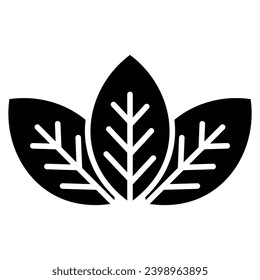 Leaf icon design, illustration design