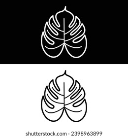 Leaf icon design, illustration design