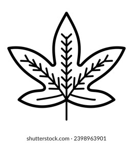 Leaf icon design, illustration design