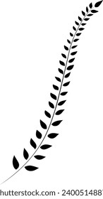 Icono de hoja para la naturaleza del logotipo de diseño 