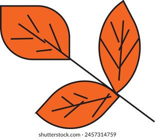 leaf icon design shap eps