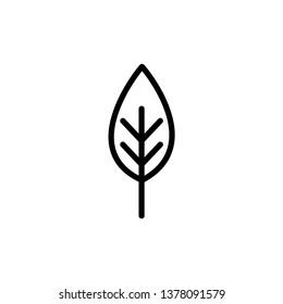 Leaf icon design template