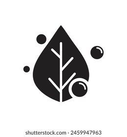 Leaf icon design template isolated illustration