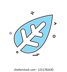 Leaf icon design vector