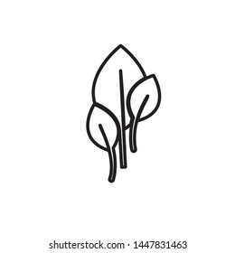 LEAF ICON DESIGN , VECTOR EPS10
