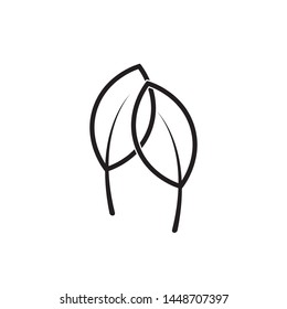 LEAF ICON DESIGN , VECTOR EPS10