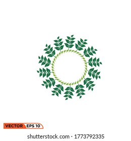 leaf icon design vector illustration template