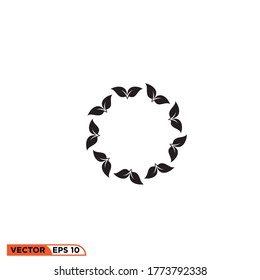 leaf icon design vector illustration template