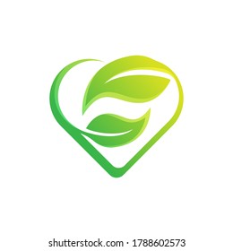 Leaf icon design vector illustration. Abstract Leaf icon vector concept for nature, agriculture and farm business. Green Tree Leaf Logo, icon, sign and symbol vector design illustration.