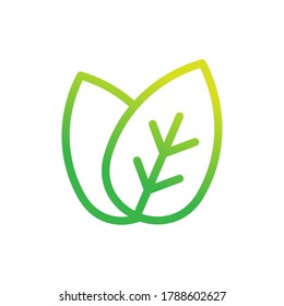 Leaf icon design vector illustration. Abstract Leaf icon vector concept for nature, agriculture and farm business. Green Tree Leaf Logo, icon, sign and symbol vector design illustration.