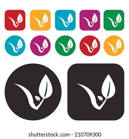 Leaf icon / Ecology icon