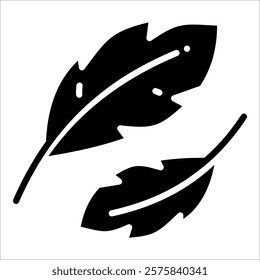 Leaf Icon Element For Design