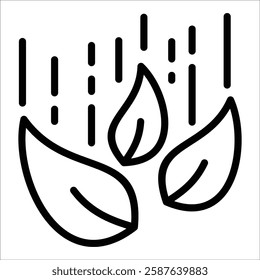 Leaf Icon Element For Design