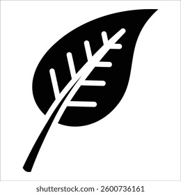Leaf Icon Element For Design