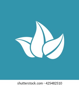 Leaf Icon. Eps-10.
