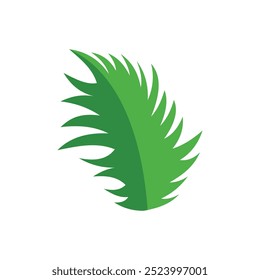 Ícone de folha no estilo de cor simples. Árvore planta natureza ambiente ecologia. Desenhar a ilustração do elemento de uma folha. Ilustração da natureza e de volta à natureza. cuidado com o meio ambiente