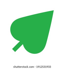 Leaf  icon for graphic design projects