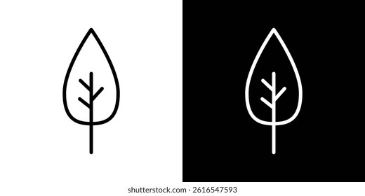 Leaf icon icons and symbol set. trendy illustration