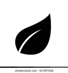 Leaf icon illustration design