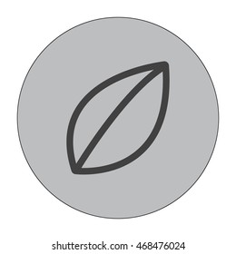 Leaf icon illustration isolated vector sign symbol sign