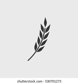 Leaf icon illustration isolated vector sign symbol