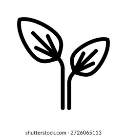 Blattsymbol, Vektordesign-Vorlage