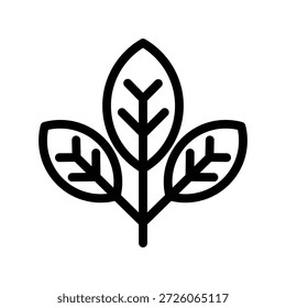 Icono de hoja ilustración Vector diseño Plantilla